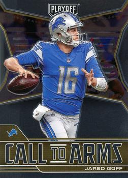 2021 Panini Playoff - Call to Arms #CA-JGO Jared Goff Front