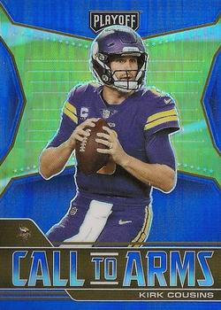2021 Panini Playoff - Call to Arms Blue #CA-KCO Kirk Cousins Front
