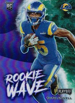 2021 Panini Playoff - Rookie Wave Purple #RW-TAT Tutu Atwell Front
