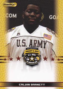 2010 Razor US Army All-American Bowl - SGA Samples #NNO Calvin Barnett Front
