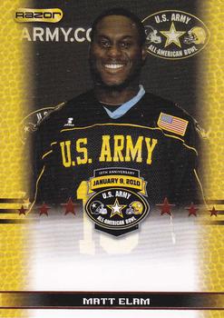 2010 Razor US Army All-American Bowl - SGA Samples #NNO Matt Elam Front
