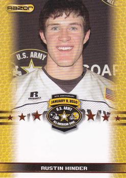 2010 Razor US Army All-American Bowl - SGA Samples #NNO Austin Hinder Front