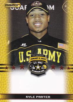 2010 Razor US Army All-American Bowl - SGA Samples #NNO Kyle Prater Front