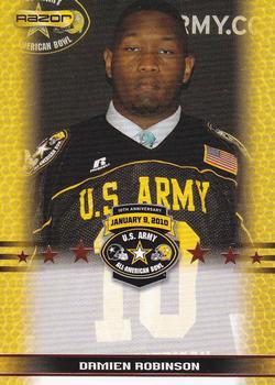2010 Razor US Army All-American Bowl - SGA Samples #NNO Damien Robinson Front