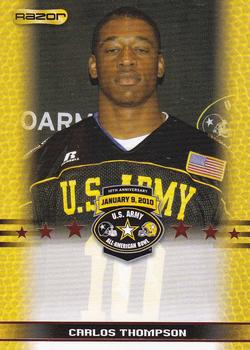 2010 Razor US Army All-American Bowl - SGA Samples #NNO Carlos Thompson Front