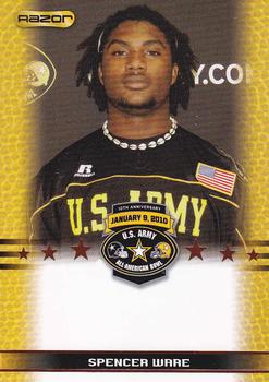 2010 Razor US Army All-American Bowl - SGA Samples #NNO Spencer Ware Front