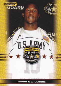 2010 Razor US Army All-American Bowl - SGA Samples #NNO Jarrick Williams Front