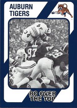 1989 Collegiate Collection Auburn Tigers (200) #5 Bo Over the Top Front