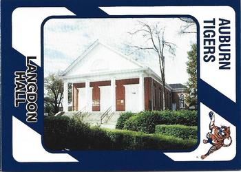 1989 Collegiate Collection Auburn Tigers (200) #12 Langdon Hall Front