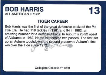 1989 Collegiate Collection Auburn Tigers (200) #13 Bob Harris Back