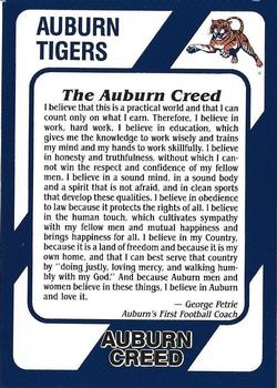 1989 Collegiate Collection Auburn Tigers (200) #16 Auburn Creed Front