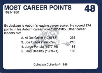 1989 Collegiate Collection Auburn Tigers (200) #48 Most Points Back