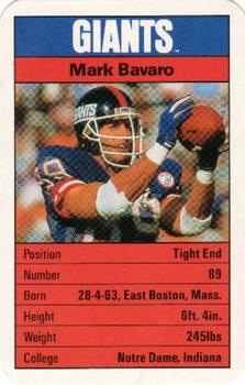 1987 Ace Fact Pack New York Giants #NNO Mark Bavaro Front