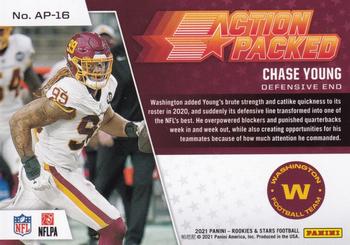 2021 Panini Rookies & Stars - Action Packed #AP-16 Chase Young Back