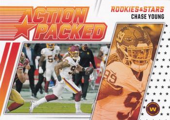 2021 Panini Rookies & Stars - Action Packed #AP-16 Chase Young Front
