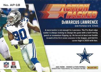 2021 Panini Rookies & Stars - Action Packed #AP-18 DeMarcus Lawrence Back