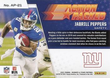 2021 Panini Rookies & Stars - Action Packed #AP-21 Jabrill Peppers Back