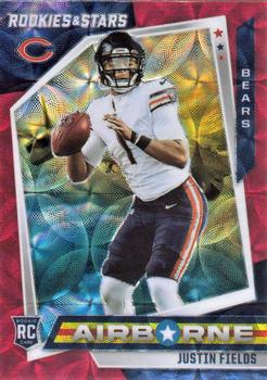 2021 Panini Rookies & Stars - Airborne Red Scope #AB-19 Justin Fields Front