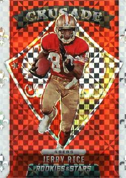 2021 Panini Rookies & Stars - Crusade Red Plaid #CR-18 Jerry Rice Front