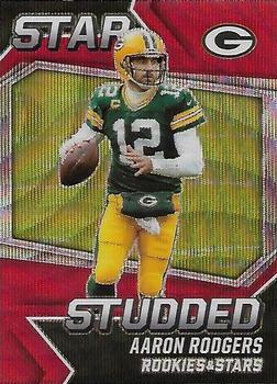 2021 Panini Rookies & Stars - Star Studded Red Wave #SS-17 Aaron Rodgers Front