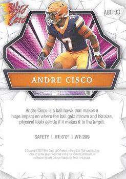 2021 Wild Card Alumination - Silver #ABC-33 Andre Cisco Back