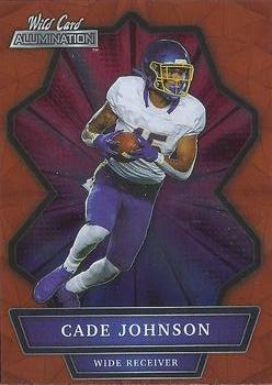 2021 Wild Card Alumination - Red #ABC-58 Cade Johnson Front