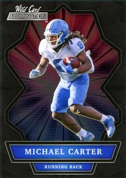 2021 Wild Card Alumination - Black #ABC-37 Michael Carter Front