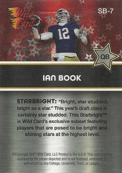 2021 Wild Card Alumination - Starbright Red #SB-7 Ian Book Back