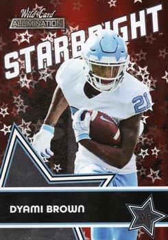 2021 Wild Card Alumination - Starbright Red #SB-36 Dyami Brown Front