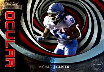 2021 Wild Card Alumination - Ocular Single Swirl Red #OC-22 Michael Carter Front