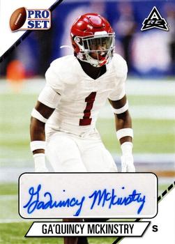 2021 Pro Set College Football - Autographs #PS-GM2 Ga'Quincy McKinstry Front