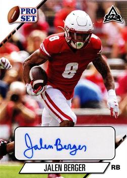 2021 Pro Set College Football - Autographs #PS-JB2 Jalen Berger Front