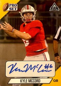 2021 Pro Set College Football - Autographs Gold #PS-KM1 Kyle McCord Front