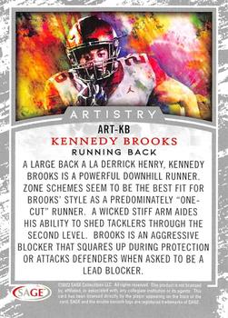2022 SAGE - Artistry Gold #ART-KB Kennedy Brooks Back