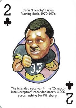 2011 Hero Decks Pittsburgh Steelers Football Heroes Playing Cards #2♣ John 