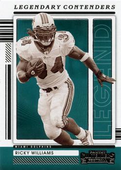 2021 Panini Contenders - Legendary Contenders #LGD-RWI Ricky Williams Front