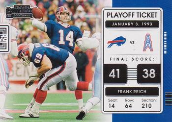 2021 Panini Contenders - Playoff Tickets #PLT-FRE Frank Reich Front