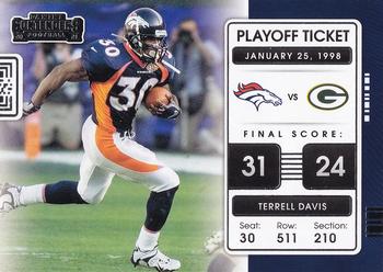 2021 Panini Contenders - Playoff Tickets #PLT-TDA Terrell Davis Front