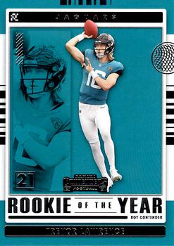 2021 Panini Contenders - Rookie of the Year Contenders #ROY-TLR Trevor Lawrence Front