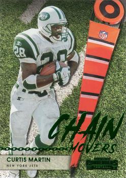 2021 Panini Contenders - Chain Movers Emerald #CM-CMA Curtis Martin Front