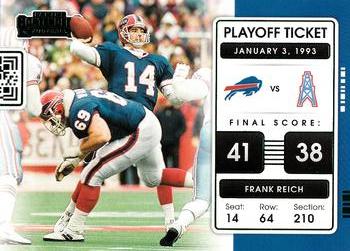 2021 Panini Contenders - Playoff Tickets Emerald #PLT-FRE Frank Reich Front