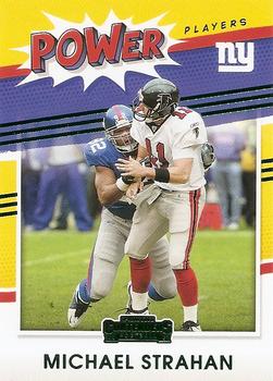 2021 Panini Contenders - Power Players Emerald #PP-MST Michael Strahan Front