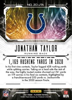2021 Panini Playbook - Zoning Commission #ZC-JTA Jonathan Taylor Back