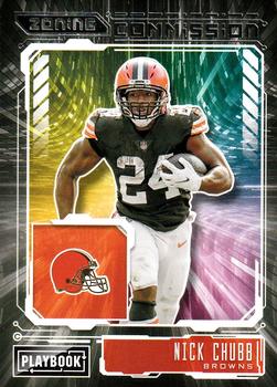 2021 Panini Playbook - Zoning Commission #ZC-NCH Nick Chubb Front