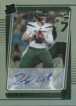2021 Clearly Donruss - Clearly Rated Rookie Autographs Green #52 Zach Wilson Front