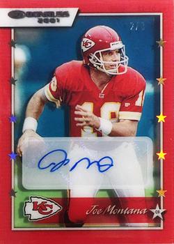 2021 Clearly Donruss - Clearly Retro 2001 Autographs #01-12 Joe Montana Front
