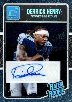 2021 Clearly Donruss - Clearly Retro Rated Rookie 2016 Holo Platinum #16-DH Derrick Henry Front