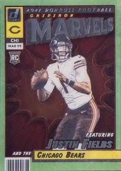 2021 Clearly Donruss - Gridiron Marvels #GM-12 Justin Fields Front