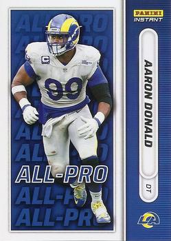 2021 Panini Instant NFL All-Pro #AP14 Aaron Donald Front