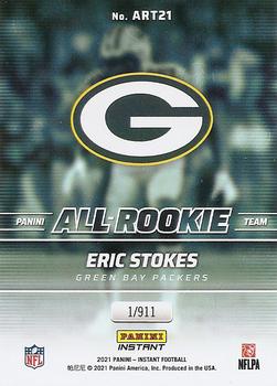 2021 Panini Instant All-Rookie Team #ART21 Eric Stokes Back